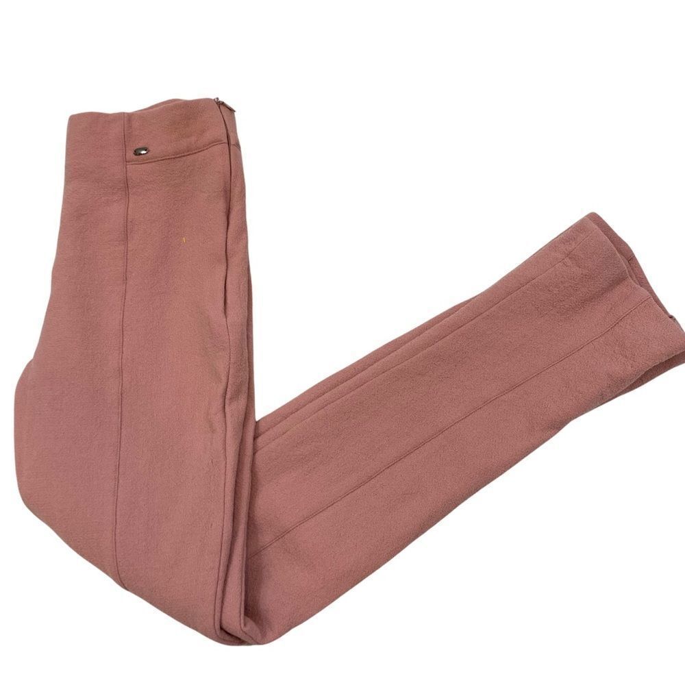 Escada‎ Brand French Rose Colored 100% Virgin Wool Pants Size 36